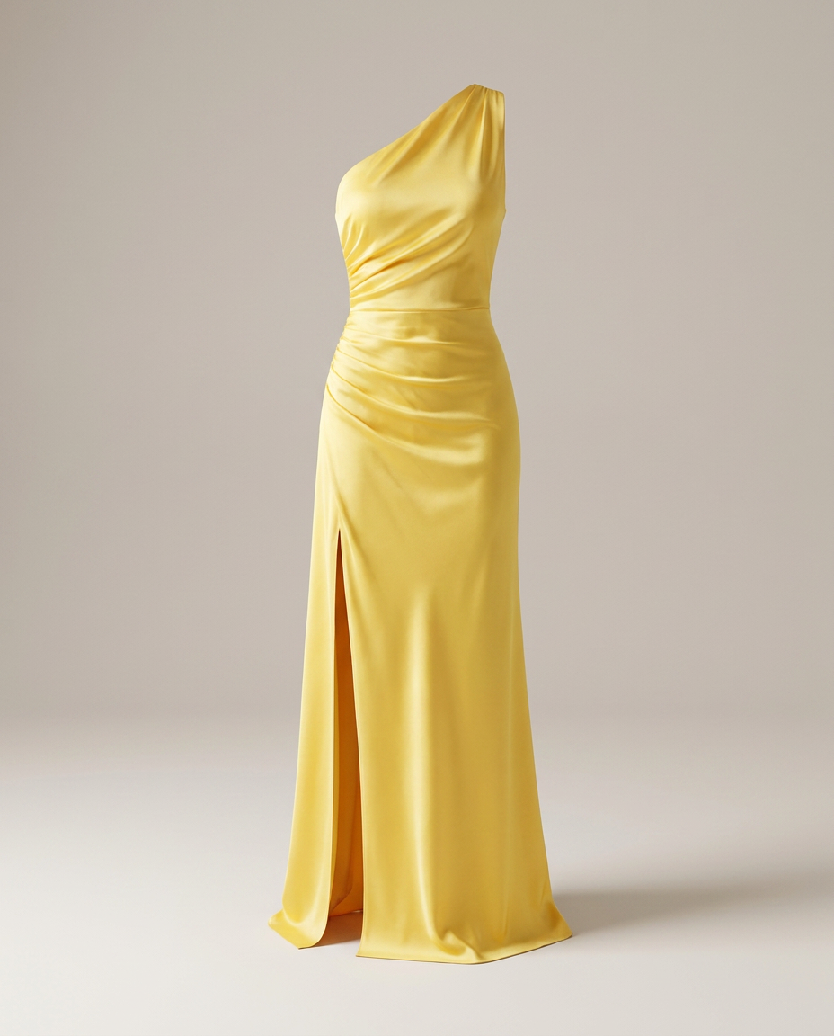 Balvaire Women's Contemporary Solid Dress - Yellow product