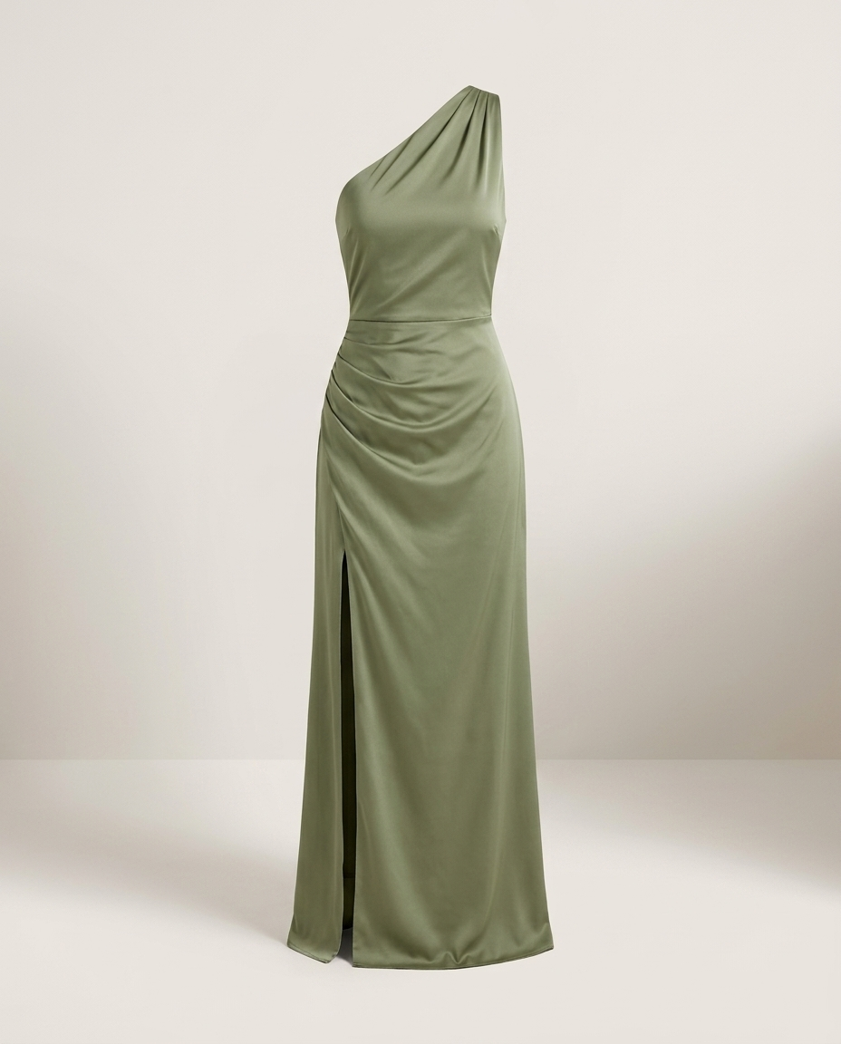 Balvaire Women's Contemporary Solid Dress - Green product