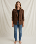 Balvaire Fall Loose Fit Blazer - Brown