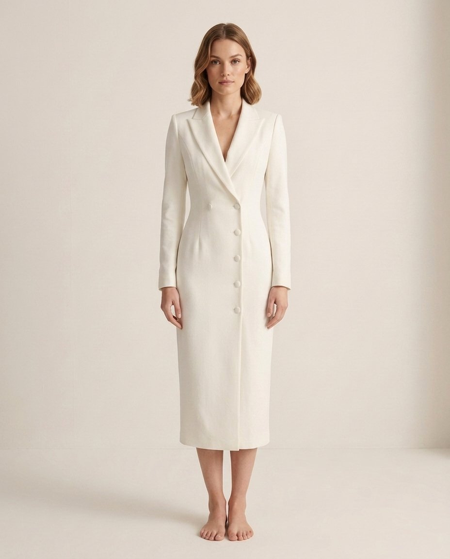 Balvaire Midi Slim Blazer-Look Dress
