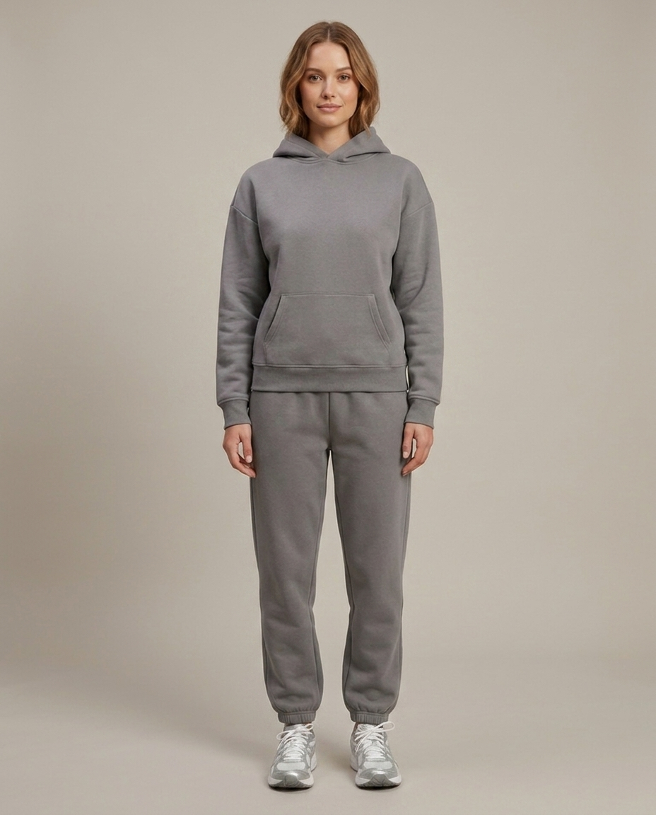 Balvaire Hoodie & Jogger Co-ord - Gray