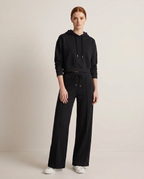 Balvaire Relaxed Wide-Leg Co-ord - Black