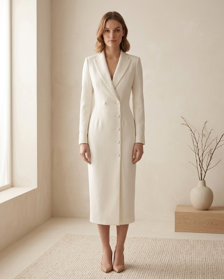Balvaire Midi Slim Blazer-Look Dress - lifestyle