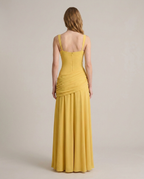 Balvaire Maxi Viscose Crepe Dress - back