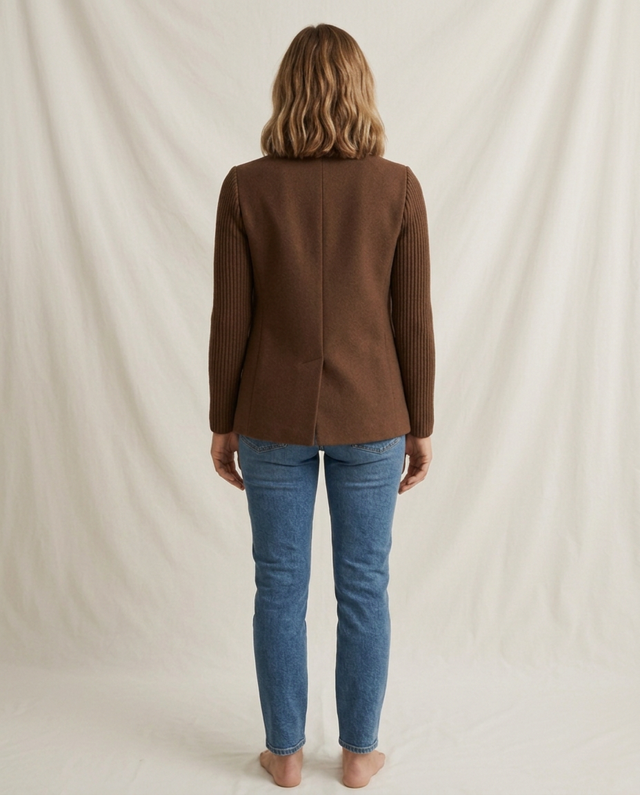 Balvaire Fall Loose Fit Blazer - back