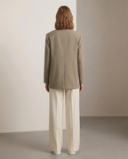 Balvaire Oversized Lapel Blazer - back