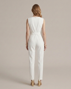 Balvaire Sleeveless Elegant Jumpsuit - back