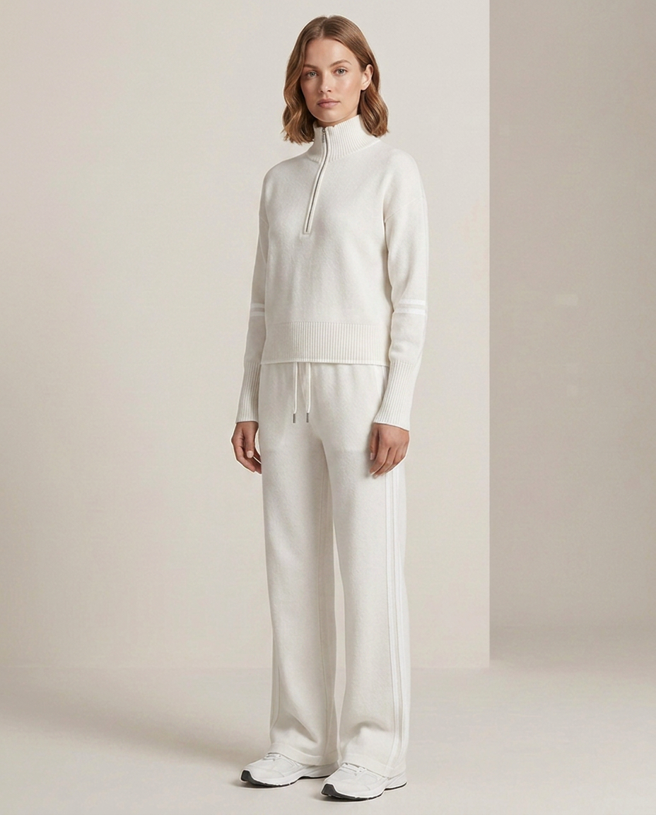 Balvaire Summer Casual Cotton Co-ord - three quarter