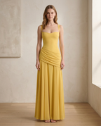 Balvaire Maxi Viscose Crepe Dress - lifestyle